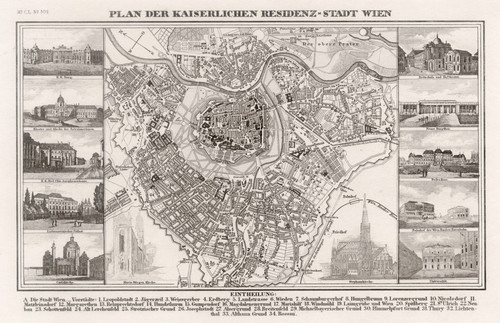 Wien stadtplan original - wien,