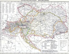 Landkarte AUSTRIA K.u.K