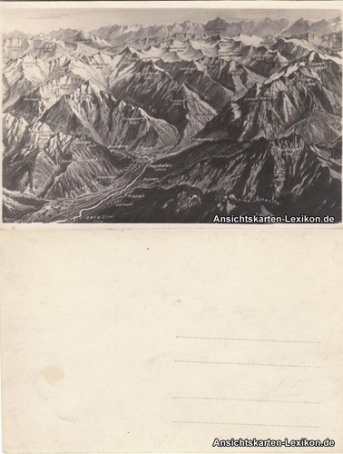 Ansichtskarte mayrhofen - ansichtskarte,