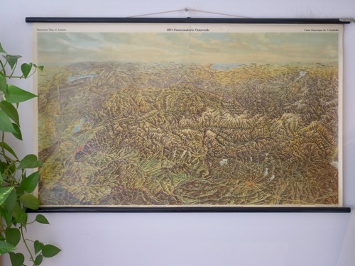 Vintage schulwandkarte jro - vintage,