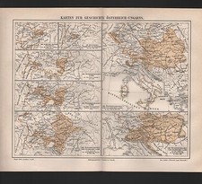Landkarte map 1890: Karten zur