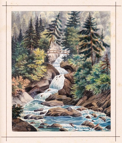Rindbach wasserfall ebensee - wasserfall,