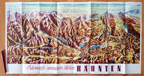 Reliefkarte kärnten alt - reliefkarte,