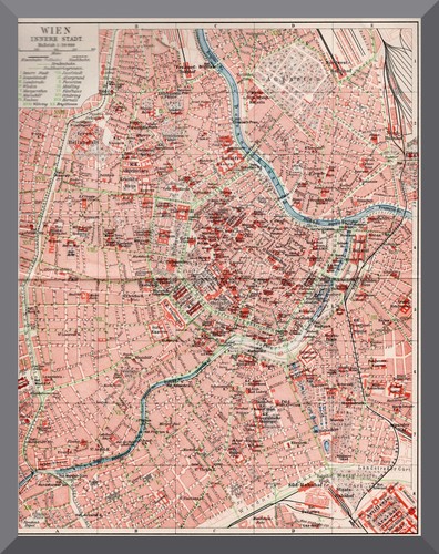 Wien histor plan - wien,