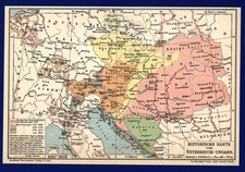 Landkarte 1904 - Österreich