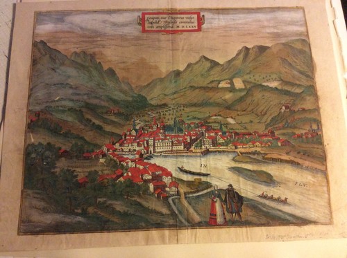 Innsbruck altcol kupferstich - innsbruck, altcol.