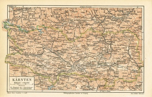 Karte von kärnten - karte,