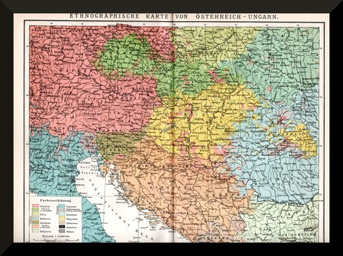 Ethnographische karte von - ethnographische,