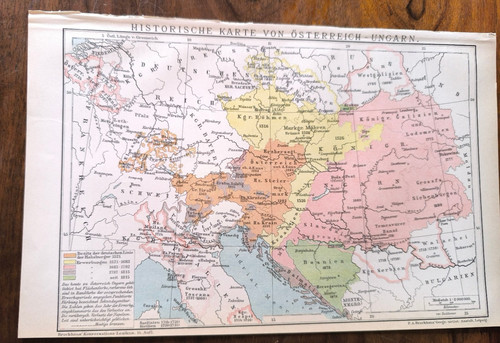 Original histor landkarte - !,
